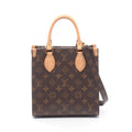 Louis Vuitton Handbag Sac Plat BB 2-Way Canvas Leather Sac Pla BB