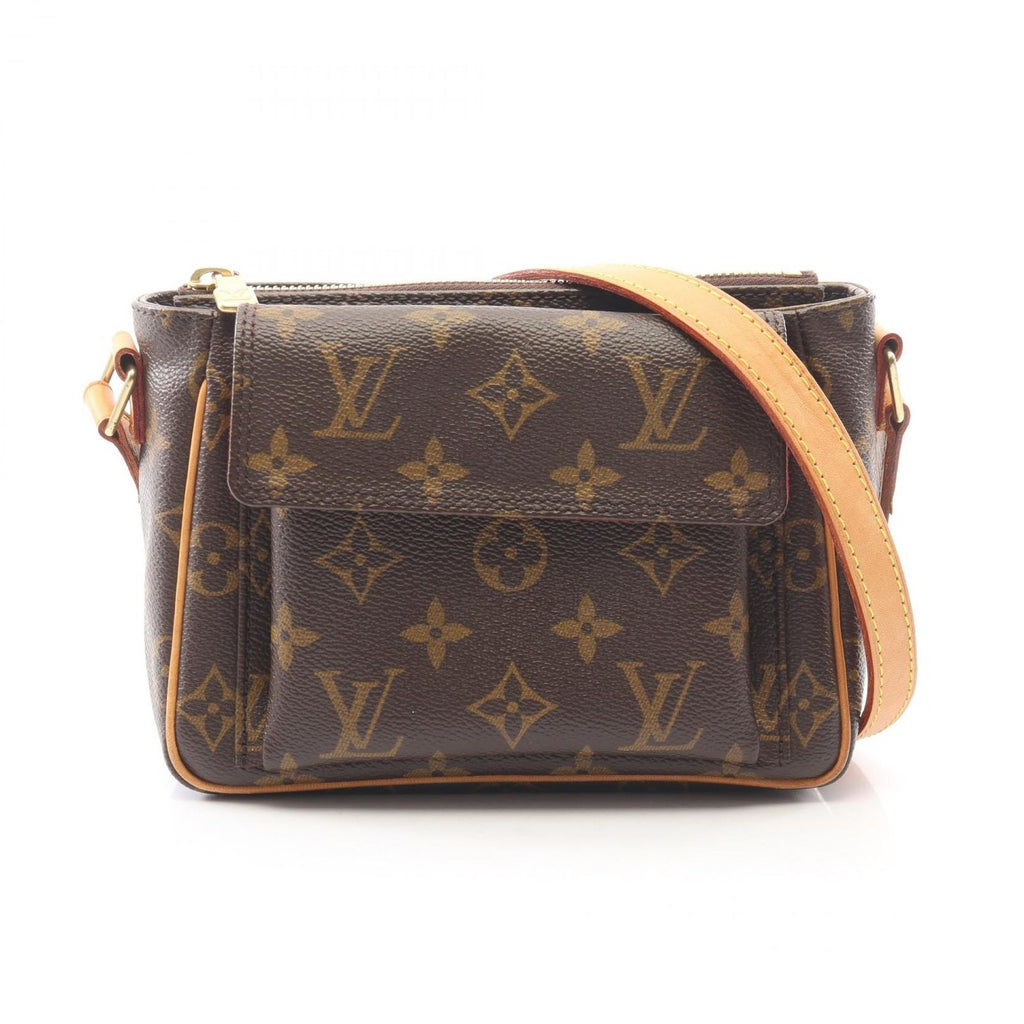 Louis Vuitton Shoulder Bag Viva City PM Canvas Leather