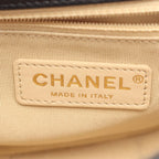 Chanel Shoulder Bag Top Handle Quilted Small Flap 2-Way Black Caviar Leather — view 4
