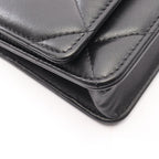 Chanel Shoulder Bag 19 2-Way Black Lambskin 19 Quilted Chain Wallet — view 7