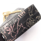 Chanel Shoulder Bag 2.55 Graffiti Mini Croco — view 9