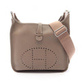Hermes Shoulder Bag Evelyne 3 Trois PM Etoupe Leather