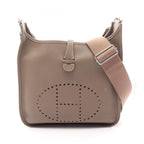 Hermes Shoulder Bag Evelyne 3 Trois PM Etoupe Leather