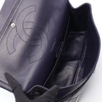 Chanel Shoulder Bag 2.55 Quilted Maxi Double Flap Purple Patent Leather Big — view 3