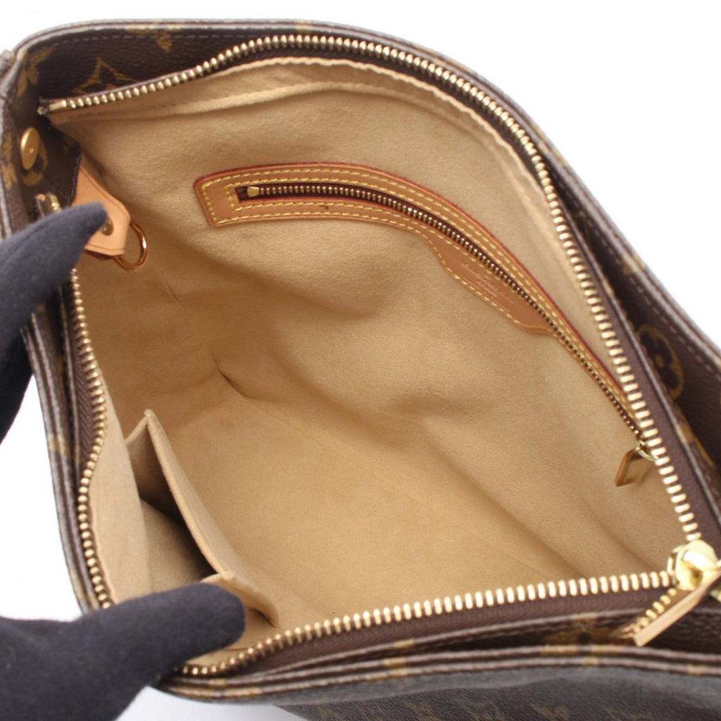 Louis Vuitton Shoulder Bag Looping GM Canvas Leather — view 3