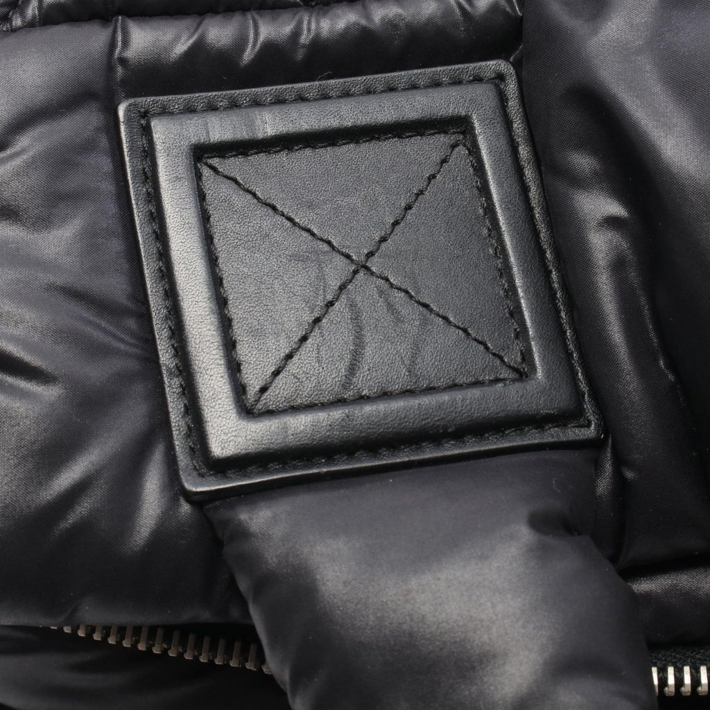 Chanel Coco Cocoon Black Nylon Leather Mini Boston Bag — view 8