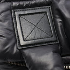Chanel Coco Cocoon Black Nylon Leather Mini Boston Bag — view 8