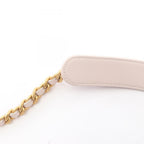 Chanel Shoulder Bag Quilted Light Pink Leather — view 8