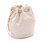 Chanel Shoulder Bag Quilted Light Pink Leather — view 2