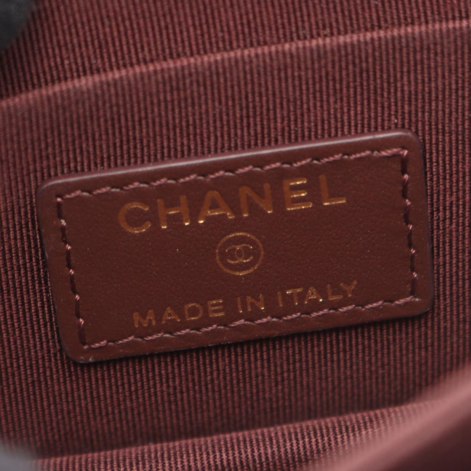 Chanel Shoulder Bag Quilted Mini Black Caviar Leather Chain Wallet — view 4