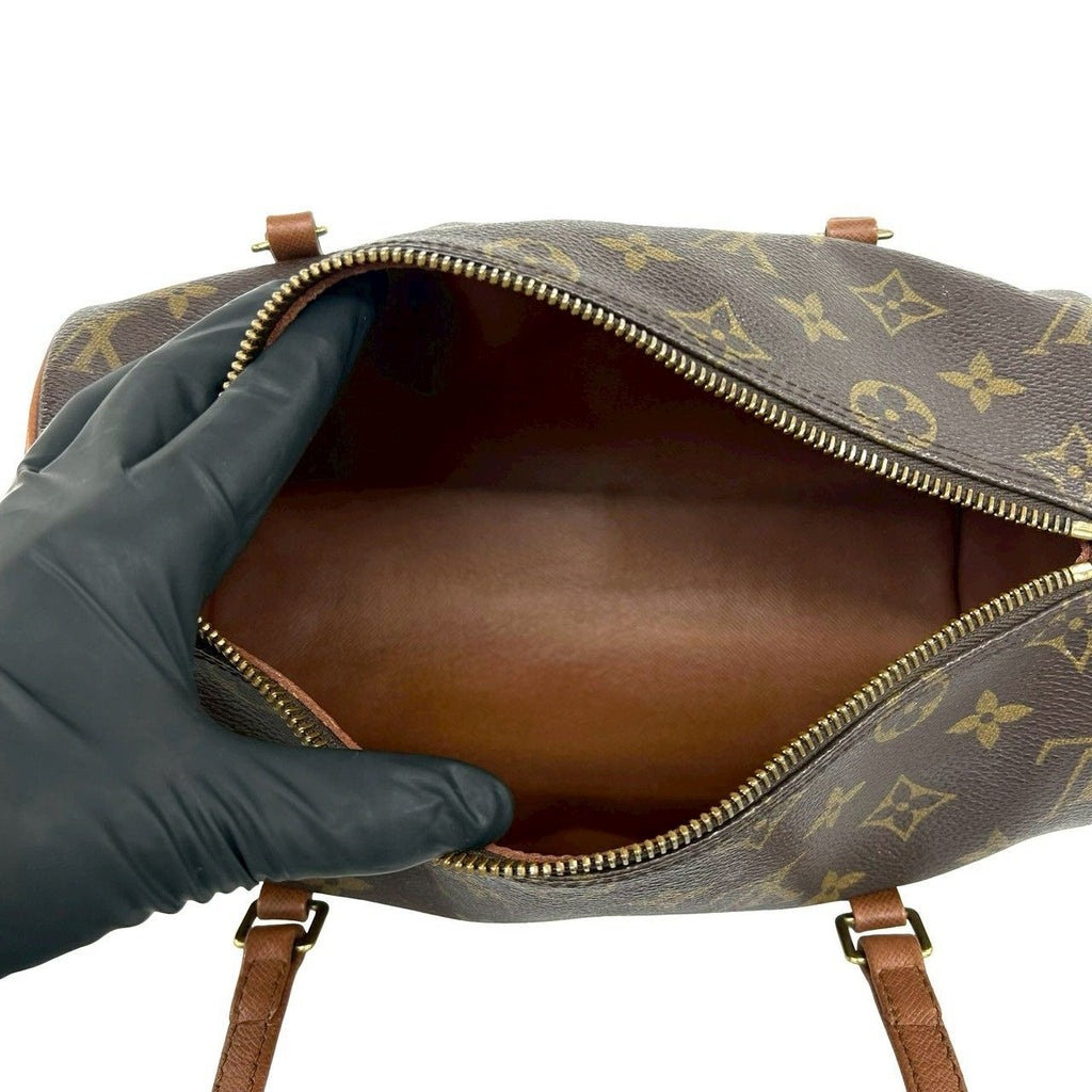 Louis Vuitton Papillon 26 Monogram Pattern Leather Mini Boston Bag Brown — view 9