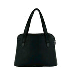 Dior Vintage Logo Leather Tote Mini Boston Bag Black — view 3