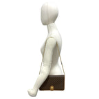 Celine Vintage Macadam Blason Triomphe Pattern Leather Mini Chain Shoulder — view 2