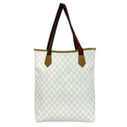 Gucci Vintage Sherry Line Plus Logo Leather Tote White — view 3