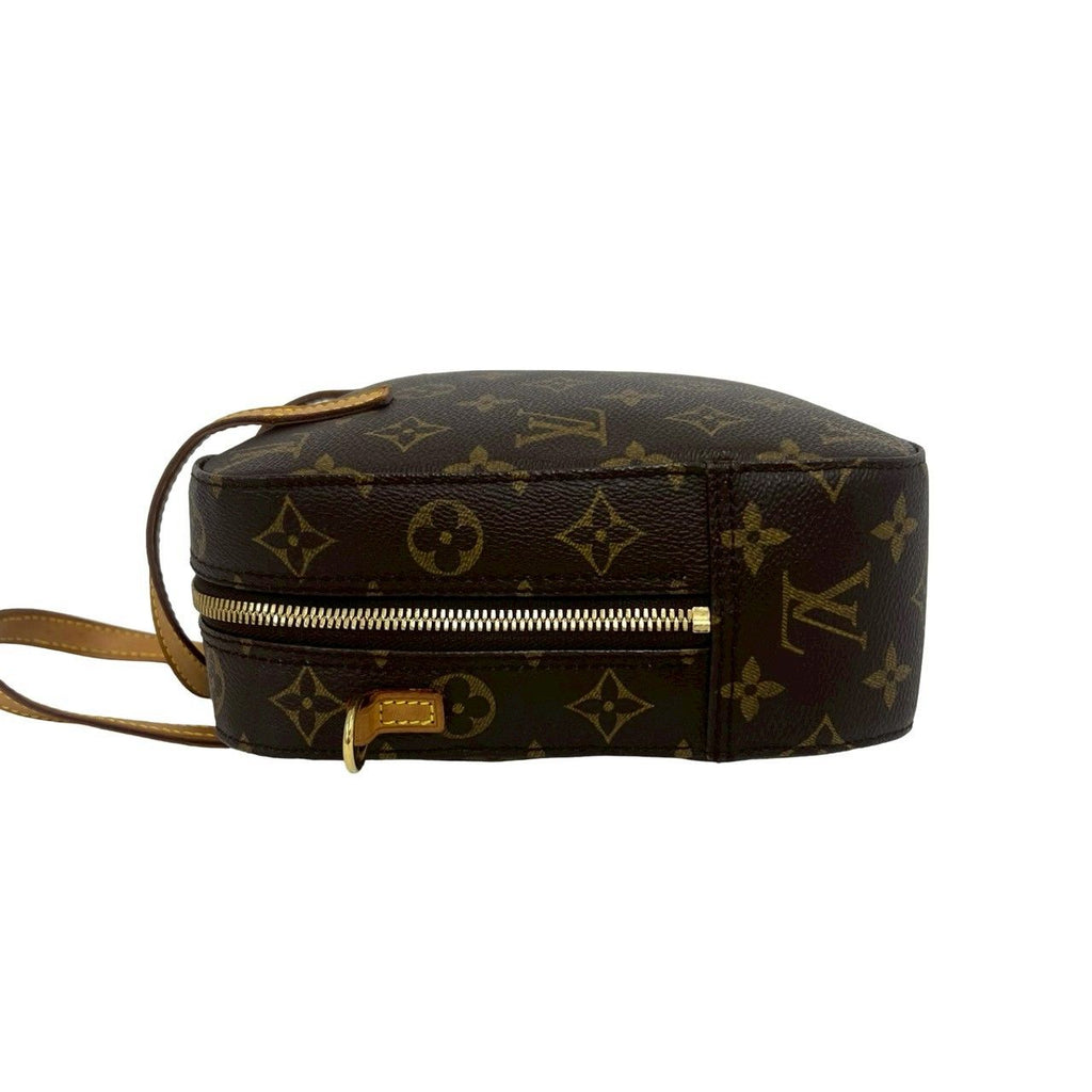 Louis Vuitton Spontini Monogram Pattern Leather 2-Way Shoulder Bag Brown — view 5