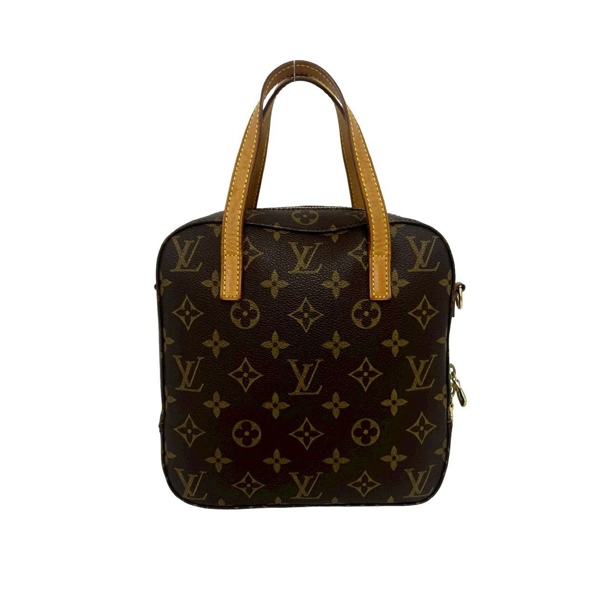 Louis Vuitton Spontini Monogram Pattern Leather 2-Way Shoulder Bag Brown — view 3