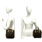Louis Vuitton Spontini Monogram Pattern Leather 2-Way Shoulder Bag Brown — view 2