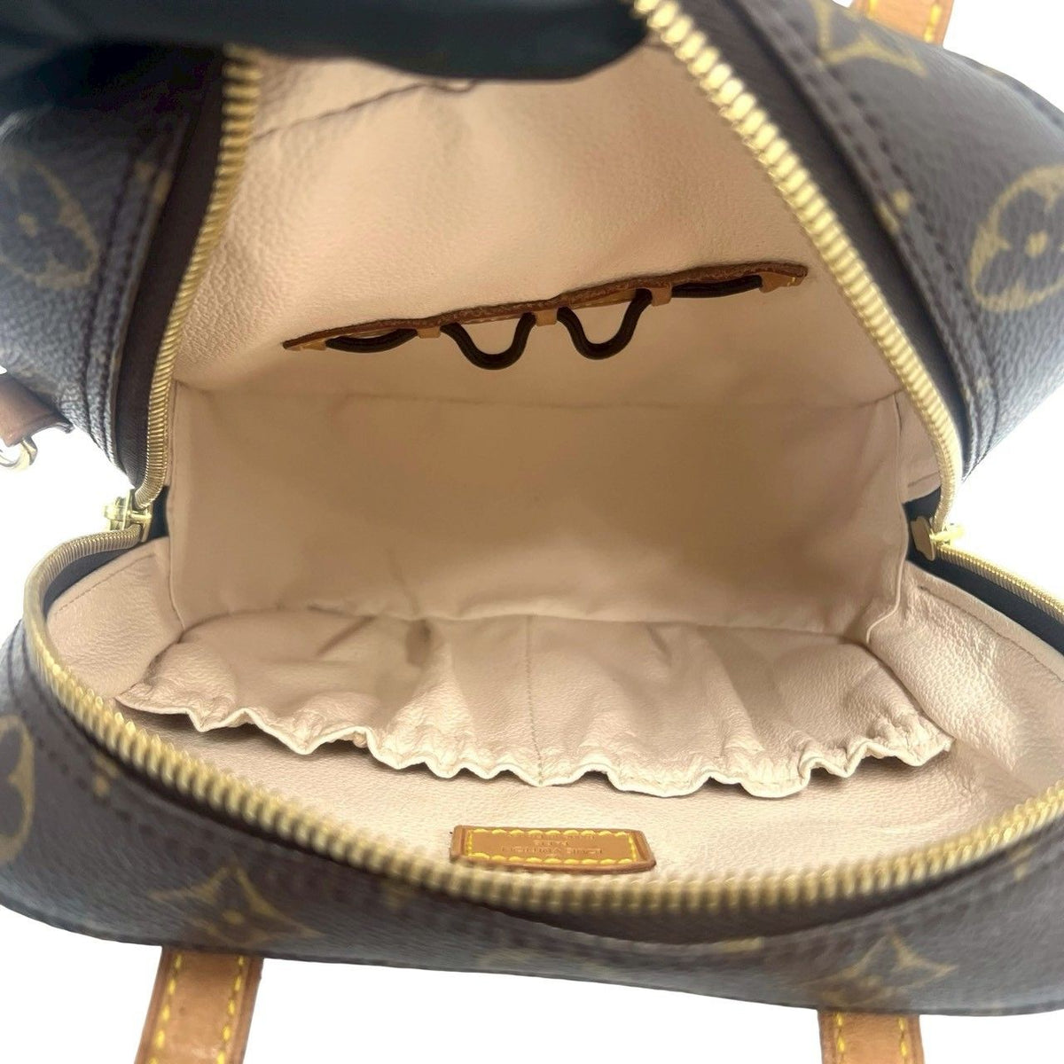 Louis Vuitton Spontini Monogram Pattern Leather 2-Way Shoulder Bag Brown — view 8