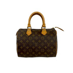Louis Vuitton Vintage Speedy 25 Monogram Leather Mini Boston Bag Brown — view 3