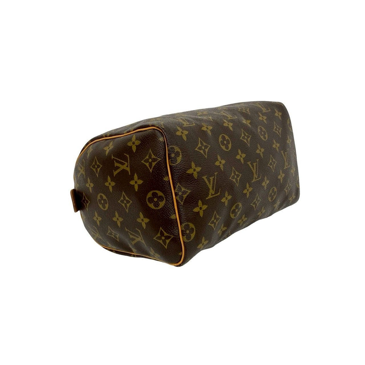 Louis Vuitton Speedy 25 Vintage Monogram Leather Mini Boston Bag Brown — view 7