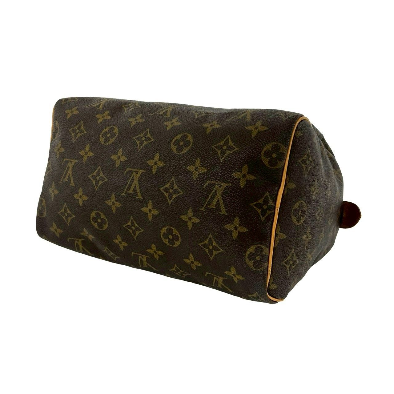 Louis Vuitton Speedy 25 Monogram Pattern Leather Mini Boston Bag Brown — view 8