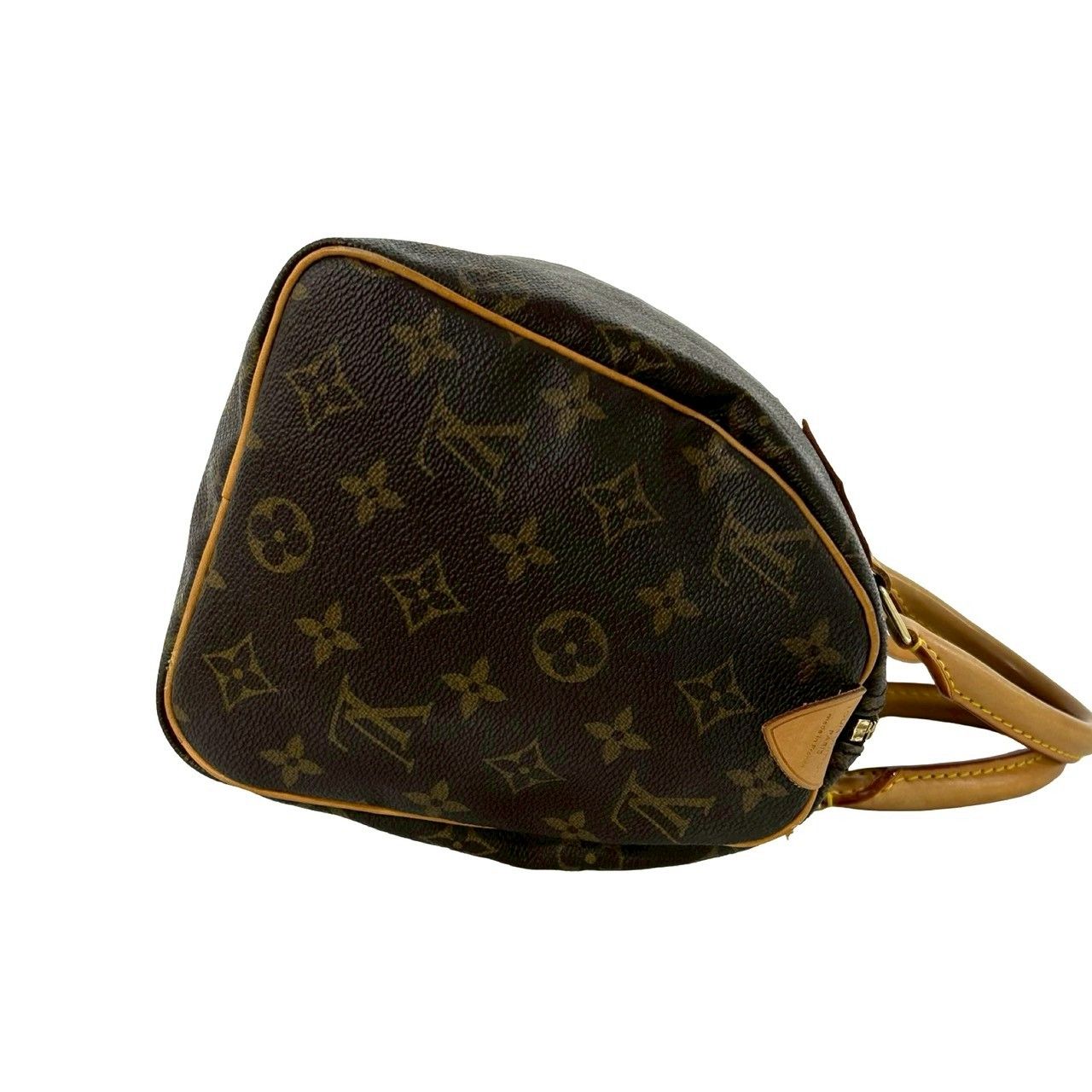 Louis Vuitton Speedy 25 Monogram Pattern Leather Mini Boston Bag Brown — view 6