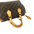 Louis Vuitton Speedy 25 Monogram Pattern Leather Mini Boston Bag Brown — view 4
