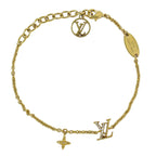 Louis Vuitton Bracelet LV Iconic Rhinestone Gold Plated