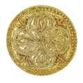 Chanel CC Logo Brooch Gold Plated