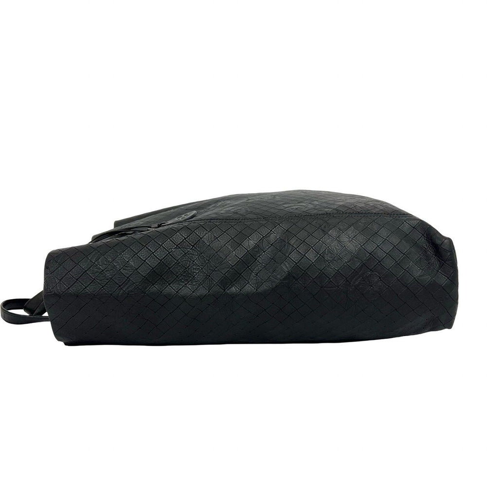 Bottega Veneta Intreccio Butterfly Leather Tote Black — view 5
