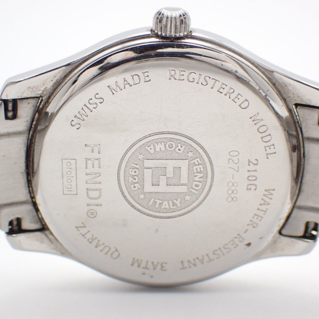 Fendi Round Watch Silver — view 9