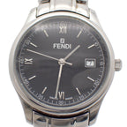 Fendi Round Watch Silver