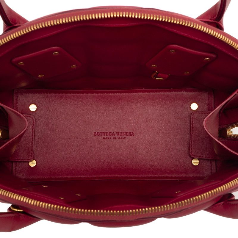 Bottega Veneta the Swoop 2-Way Shoulder Bag Red Leather — view 4