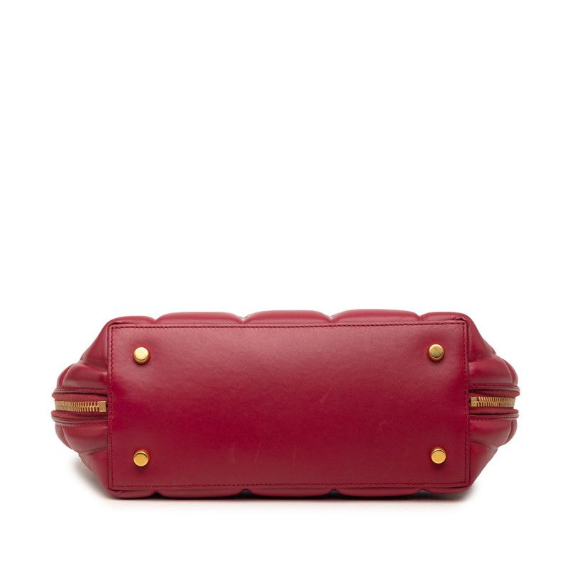 Bottega Veneta the Swoop 2-Way Shoulder Bag Red Leather — view 3