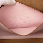 Loewe Barcelona Chain Shoulder Bag Cross Pink Leather — view 5