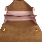Loewe Barcelona Chain Shoulder Bag Cross Pink Leather — view 4