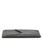 Louis Vuitton Monogram Eclipse Coin Card Holder Case Fragment Black Leather — view 3