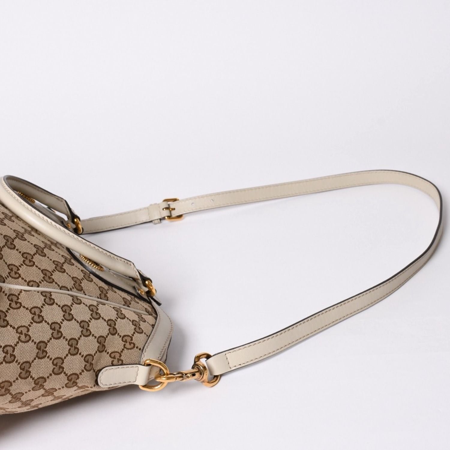 Gucci Hand Shoulder Bag GG Canvas Brown — view 6