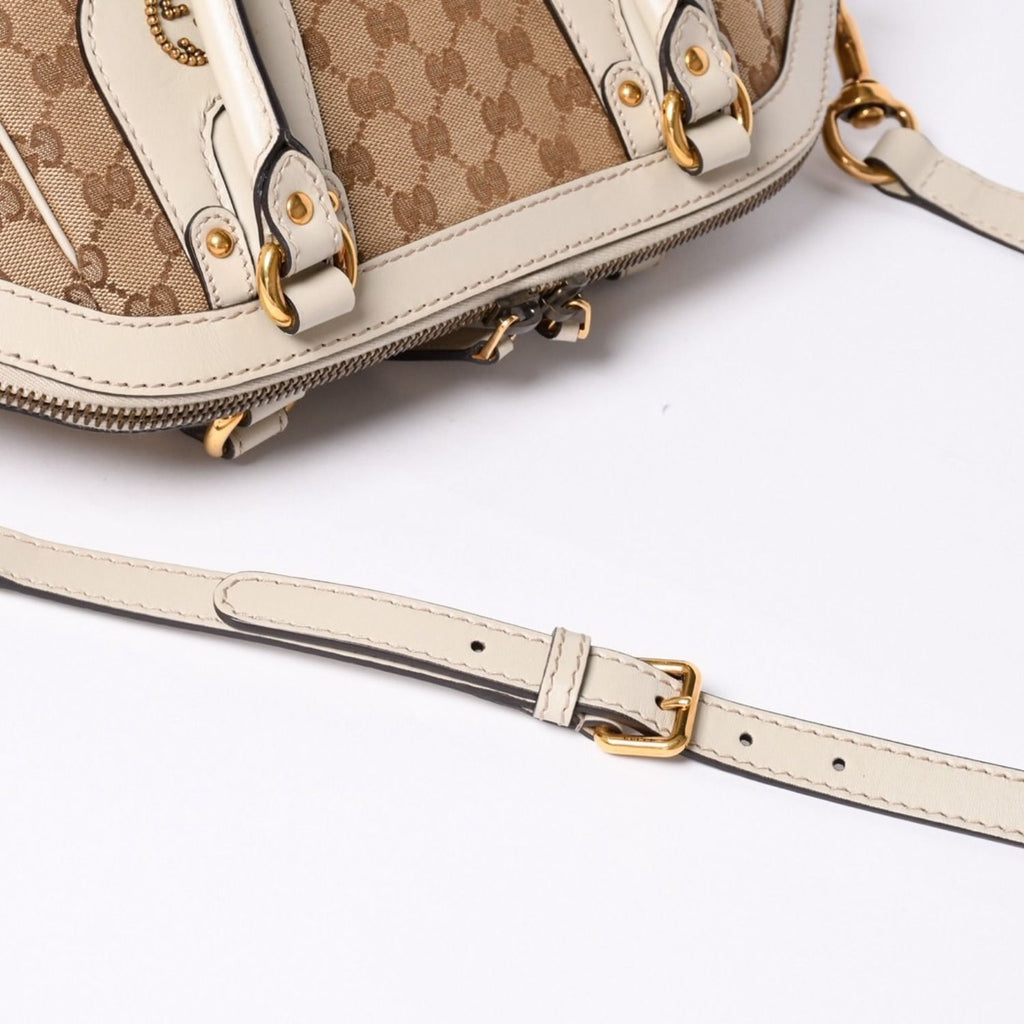 Gucci Hand Shoulder Bag GG Canvas Brown — view 7