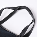 Gucci Abbey Line GG Canvas Tote Black Handbag D Ring Leather Gold — view 7