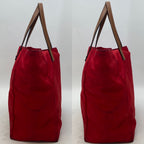 Gucci Hand Tote GG Nylon Business Travel Mothers Red — view 5