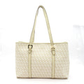 Fendi Zucchino Tote Leather Ivory