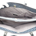 Fendi Zucchino Tote Canvas Leather Black — view 7
