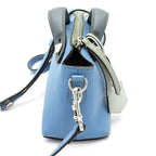 Fendi Mini by the Way Calf Shoulder Bag Blue Gray — view 5
