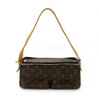 Louis Vuitton Viva Cite MM Monogram Shoulder Bag Brown