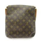 Louis Vuitton Musette Salsa Short Monogram Shoulder Bag Brown — view 4