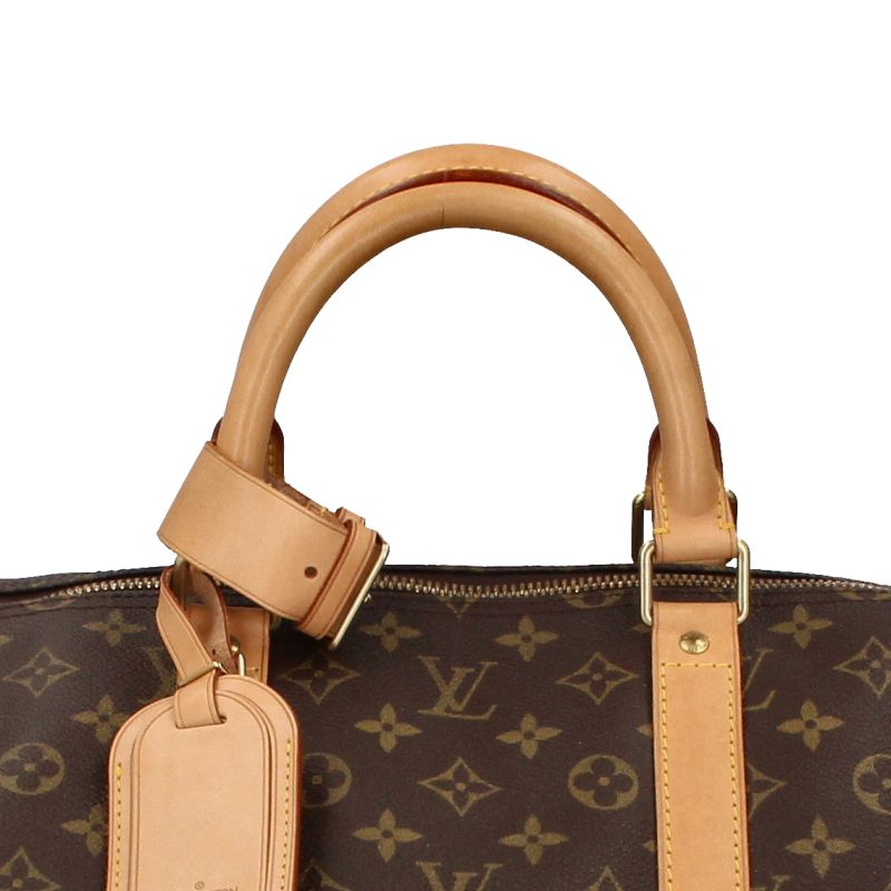 Louis Vuitton Keepall 55 Monogram Boston Bag Brown — view 2