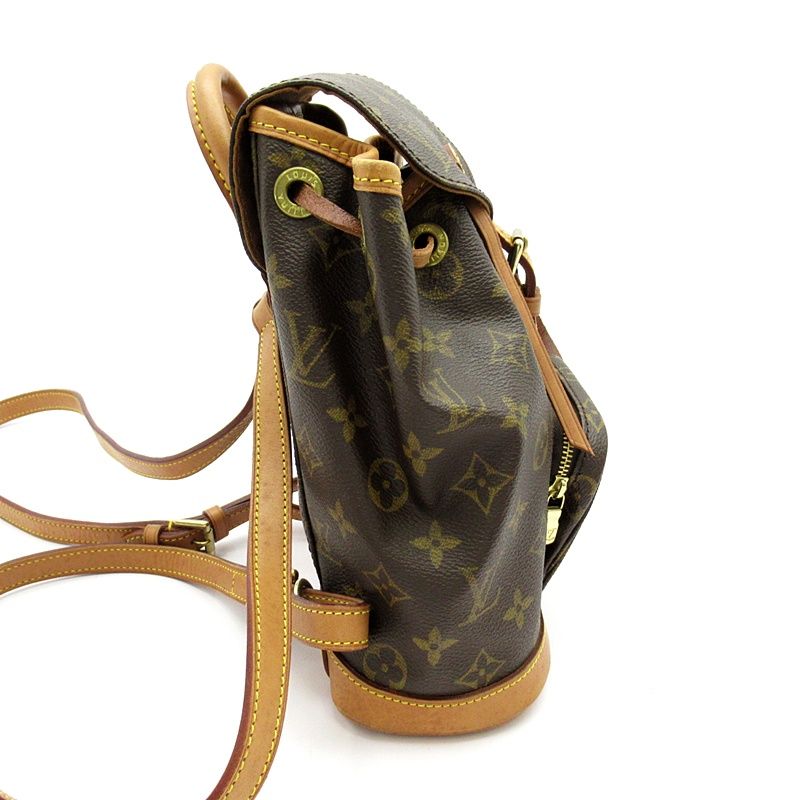 Louis Vuitton Mini Montsouris Monogram Backpack Brown — view 5