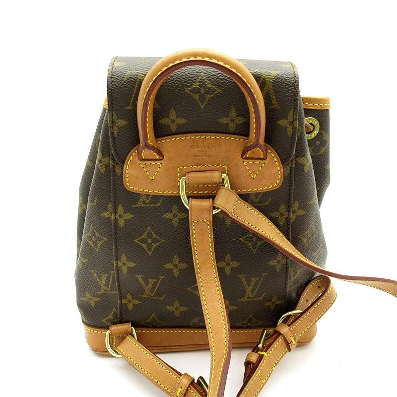 Louis Vuitton Mini Montsouris Monogram Backpack Brown — view 4