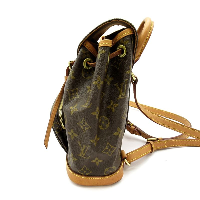 Louis Vuitton Mini Montsouris Monogram Backpack Brown — view 3